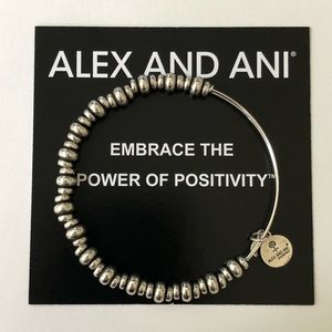 Alex and Ani- Silver Nile Beaded Bracelet